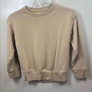 Athletic Works kids Crewneck Sweater in Tan